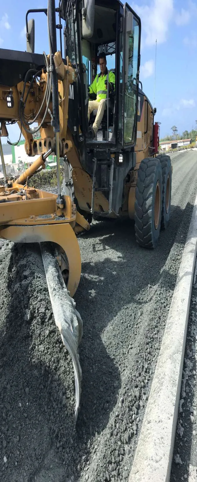 Route de halage de mine de cuivre au Panama stabilisée LL-TEQ