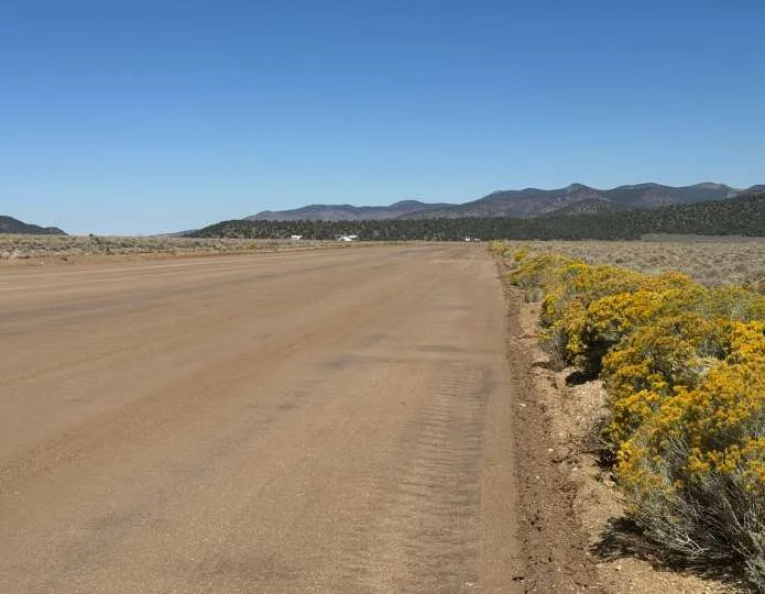 Rehabilitated runway view