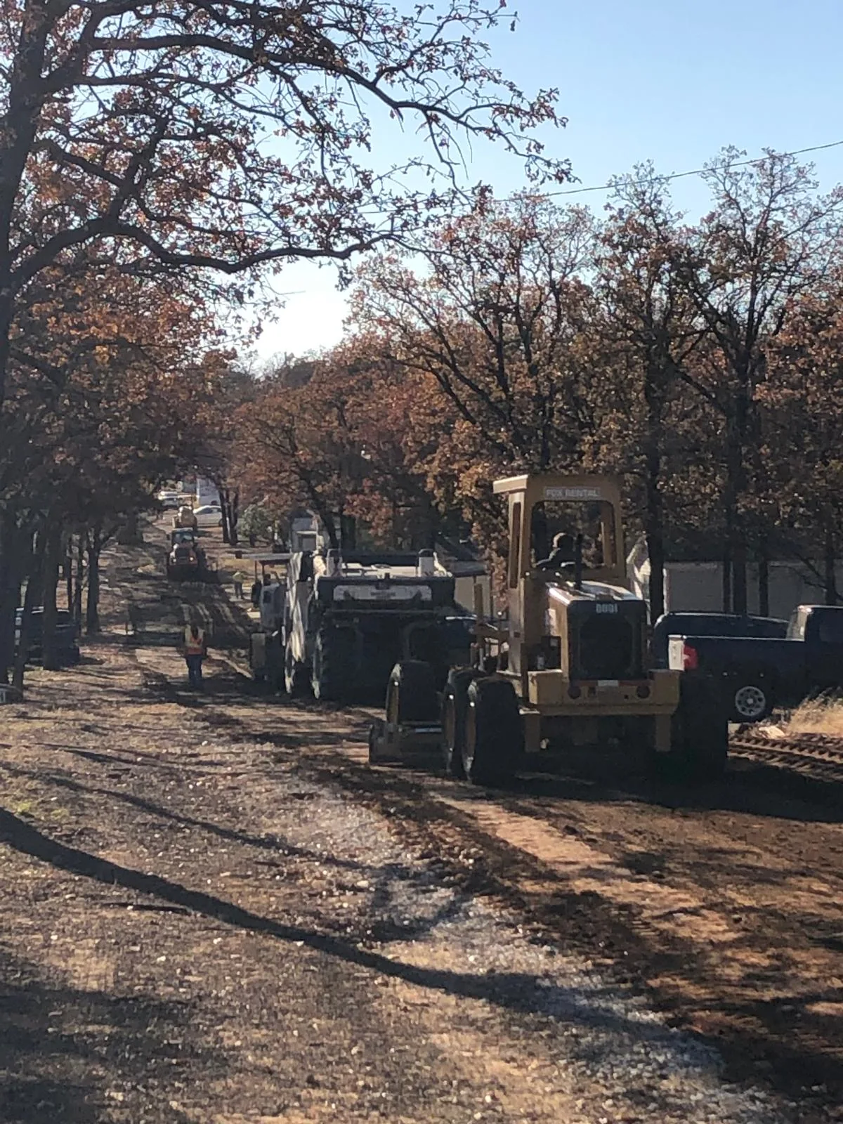 Projet de construction routière LL-TEQ en cours