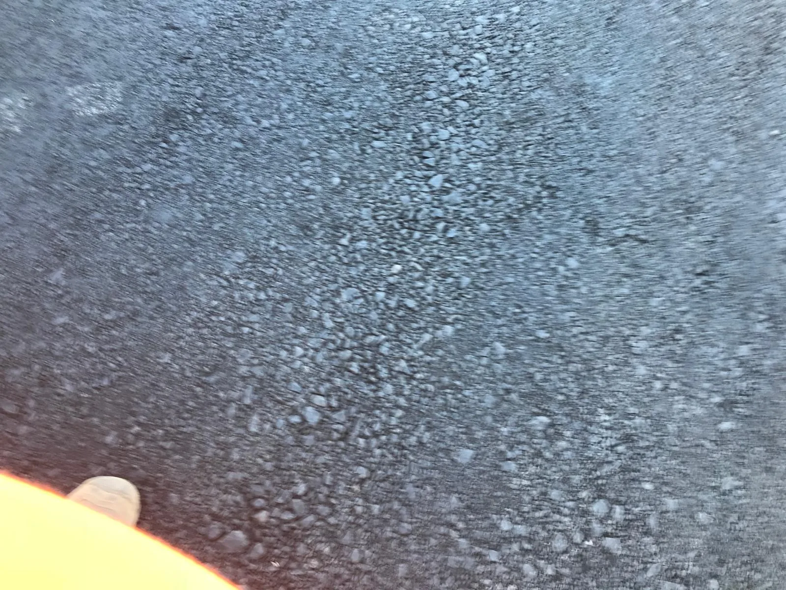 Finished LL-TEQ road surface showing durability